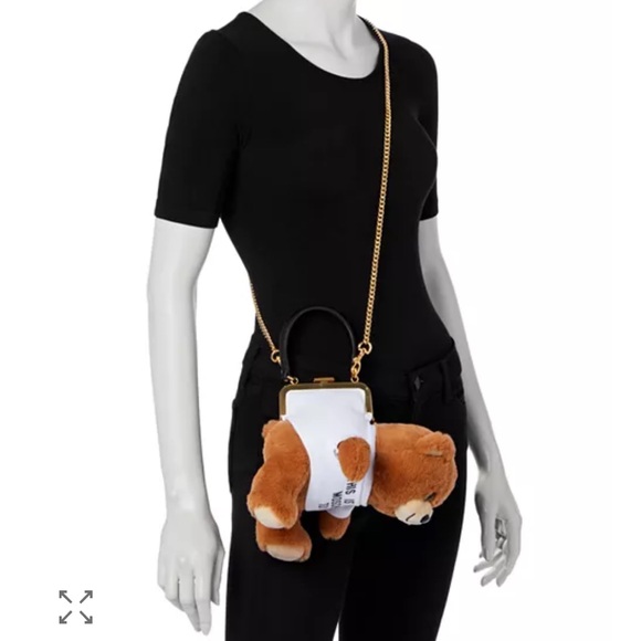 Moschino Couture Teddy Bear clutch crossbody - Picture 2 of 11